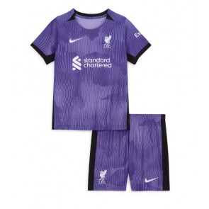 Liverpool Replika Babytøj Tredje sæt Børn 2023-24 Kortærmet (+ Korte bukser)